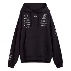Суичър Y3 Mens Mercedes Team Hoodie - Black суичър,мъжки,горнища,с,качулка,y3,mens,mercedes,team,hoodie,black