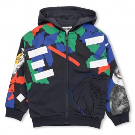 суичър,детски,3/4,панталони,kenzo,kids',zip,hoodie,dark,grey