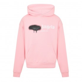 суичър,мъжки,ежедневни,облекла,мъжки,горнища,с,качулка,palm,angels,men's,spray,pull,over,hoodie,pink,black