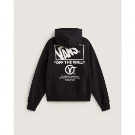 Vans Stockpile Hood Mens - Black/White мъжки,горнища,с,качулка,мъжки,ежедневни,облекла,vans,stockpile,hood,mens,black,white