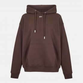 Суичър Off White Mens Skate Pull Over Hoodie - Chocolate-White суичър,мъжки,ежедневни,облекла,мъжки,горнища,с,качулка,off,white,men,s,skate,pull,over,hoodie,chocolate,white