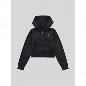 суичър,детски,3/4,панталони,juicy,couture,kids',vel,arch,zip,hoodie,jet,black,102