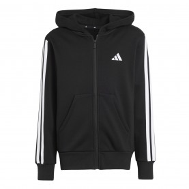 детски,суичър,детски,горнища,с,качулка,adidas,essentials,3,stripes,hoodie,kids,black,white