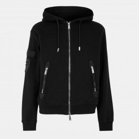 Суичър DSquared2 Mens DSQ Ducati Zip Hoodie - Black суичър,мъжки,горнища,с,качулка,dsquared2,men,s,dsq,ducati,zip,hoodie,black
