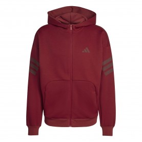 Adidas M Fi 3S Fz Sn99 - Active Maroon мъжки,горнища,с,качулка,adidas,m,fi,3s,fz,sn99,active,maroon