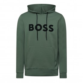 Суичър Boss Mens BOSS GREEN Long Sleeve Hoodie - Performance Fabric with Natural Stretch - Open Green суичър,мъжки,горнища,с,качулка,boss,mens,boss,green,long,sleeve,hoodie,performance,fabric,with,natural,stretch,open,green