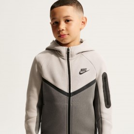 Юношески суичър Nike Sportswear Tech Fleece Full-Zip Hoodie Juniors - Cave Stone юношески,суичър,детски,горнища,с,качулка,nike,sportswear,tech,fleece,full,zip,hoodie,juniors,cave,stone
