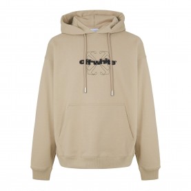 Суичър Off White Mens Fortune Arrow Sketch Pull Over Hoodie - Brown/Black суичър,мъжки,ежедневни,облекла,мъжки,горнища,с,качулка,off,white,men,s,fortune,arrow,sketch,pull,over,hoodie,brown,black