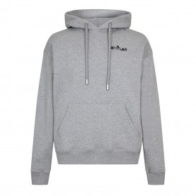 Суичър Off White Mens Flower Arrow Skate Over the Head Hoodie - Grey/Black суичър,мъжки,ежедневни,облекла,мъжки,горнища,с,качулка,off,white,men,s,flower,arrow,skate,over,the,head,hoodie,grey,black