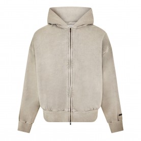 Суичър Fear Of God Essentials Mens Zip Hoodie - Smoke Grey суичър,мъжки,горнища,с,качулка,fear,of,god,essentials,men,s,zip,hoodie,smoke,grey