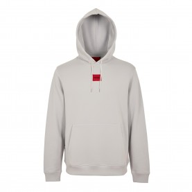 Суичър Hugo Mens HUGO Daratschi Drawstring Hoodie - Contemporary Streetwear Design - Pastel Grey суичър,мъжки,горнища,с,качулка,hugo,mens,hugo,daratschi,drawstring,hoodie,contemporary,streetwear,design,pastel,grey
