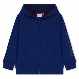 юношески,суичър,детски,облекла,hugo,zipped,logo,hoodie,junior,blue,811