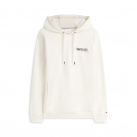 Суичър Tommy Hilfiger Mens Overhead Hoodie - Ivory Petal суичър,мъжки,горнища,с,качулка,tommy,hilfiger,men,s,overhead,hoodie,ivory,petal