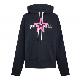 суичър,мъжки,ежедневни,облекла,мъжки,горнища,с,качулка,palm,angels,palm,star,hoody,sn99,black,pink