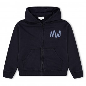 юношески,суичър,детски,3/4,панталони,marc,jacobs,graffiti,logo,zip,hoodie,juniors,navy,09b