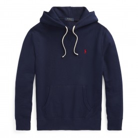 Суичър Polo Ralph Lauren Fleece Pull On Hoodie - Cruise Navy суичър,мъжки,горнища,с,качулка,polo,ralph,lauren,fleece,pull,on,hoodie,cruise,navy