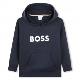 boss,logo,print,hoodie,boys,navy,849