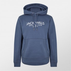 суичър,мъжки,горнища,с,качулка,jack,wills,batsford,logo,hoodie,faded,indigo