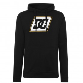 суичър,мъжки,горнища,с,качулка,dc,slant,logo,hoodie,black