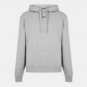 Суичър Hugo Logo Hoodie - Grey суичър,промоция,на,зимни,облекла,мъжки,горнища,с,качулка,hugo,logo,hoodie,grey