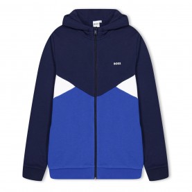 юношески,суичър,детски,облекла,boss,zip,hoodie,juniors,navy,849