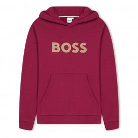 юношески,суичър,детски,облекла,boss,logo,print,hoodie,juniors,crimson,95l