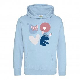 Юношески суичър AWD Disney Printed Junior Valentines Day Hoodie - LOVE юношески,суичър,детски,горнища,с,качулка,детски,3/4,панталони,awd,disney,printed,junior,valentines,day,hoodie,love