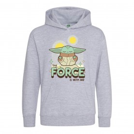 Юношески суичър Character Disney Star Wars Printed Junior Hoodie - The Force Is With Me юношески,суичър,детски,стоки,с,аним.,герои,детски,горнища,с,качулка,детски,3/4,панталони,дамски,стоки,с,аним.,герои,character,disney,star,wars,printed,juni