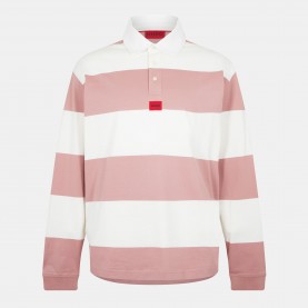 блуза,с,яка,мъжки,тениски,hugo,men,s,diragbi,cotton,short,sleeve,rugby,polo,shirt,pink,962