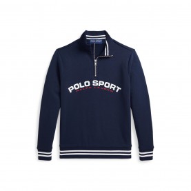 промоция,на,зимни,облекла,polo,sport,by,ralph,lauren,quarter,zip,pull,over,fleece,juniors,cruise,navy