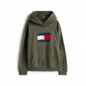 суичър,детски,облекла,tommy,hilfiger,tommy,flag,hoodie,jn54,pewter,green