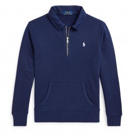 Polo Ralph Lauren Kids 1/4 Zip Fleece - Newport Navy polo,ralph,lauren,kids,1,4,zip,fleece,newport,navy