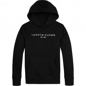 суичър,детски,облекла,tommy,hilfiger,tommy,logo,hoodie,black,bds