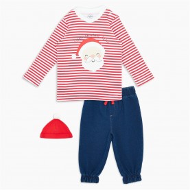 комплект,детски,полари,studio,boys,3,piece,santa,set,red,white