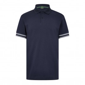блуза,с,яка,мъжки,тениски,boss,men,s,hbg,zone,sleek,button,up,polo,shirt,dark,blue