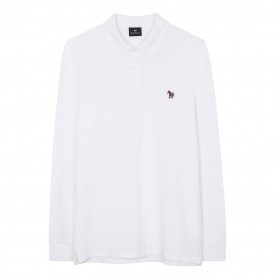 блуза,с,яка,мъжки,тениски,ps,paul,smith,long,sleeve,zebra,polo,shirt,white,01