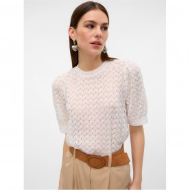 дамски,ризи,дамски,облекла,размер,vero,moda,becca,lace,top,ld99,snow,white