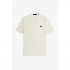 Fred Perry Fred Crepe Zip Polo Sn71 - Ecru 560 мъжки,тениски,fred,perry,fred,crepe,zip,polo,sn71,ecru,560