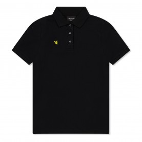 Блуза с яка Lyle and Scott Kids' Short Sleeve Polo Shirt - Jet Black Z865 блуза,с,яка,дрехи,за,училище,детски,блузи,с,яка,детски,3/4,панталони,lyle,and,scott,kids',short,sleeve,polo,shirt,jet,black,z865