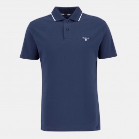 блуза,с,яка,мъжки,тениски,barbour,hackney,tailored,short,sleeved,polo,shirt,navy,ny91