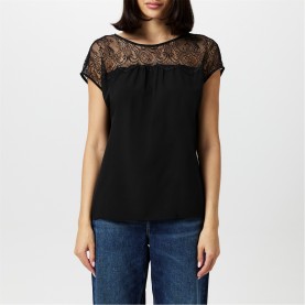 дамски,ризи,french,connection,aleda,top,black