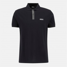 Блуза с яка Barbour International Baynes Polo Shirt - Black BK11 блуза,с,яка,облекла,на,разпродажба,мъжки,тениски,barbour,international,baynes,polo,shirt,black,bk11