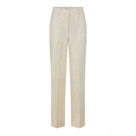 Дамски панталони Off White Womens Fresco Tailored Straight Leg Trousers - Coconut дамски,панталони,off,white,women,s,fresco,tailored,straight,leg,trousers,coconut