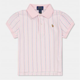 блуза,с,яка,детски,3/4,панталони,polo,ralph,lauren,kids',short,sleeve,polo,shirt,lgt,pink,stripe