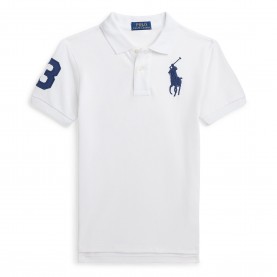 Риза с къс ръкав Polo Ralph Lauren Kids Short Sleeve Rugby Shirt - White риза,с,къс,ръкав,polo,ralph,lauren,kids,short,sleeve,rugby,shirt,white