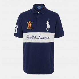 риза,с,къс,ръкав,облекла,на,разпродажба,мъжки,тениски,polo,ralph,lauren,men's,racing,short,sleeve,shirt,cruise,navy