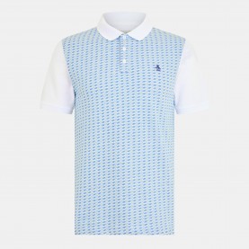 блуза,с,яка,мъжки,тениски,original,penguin,men,s,jacquard,short,sleeve,polo,shirt,white