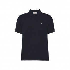 Блуза с яка Calvin Klein Jeans Men's CKJ Pique Short-Sleeve Polo Shirt - Dark Sapphire блуза,с,яка,мъжки,тениски,calvin,klein,jeans,men's,ckj,pique,short,sleeve,polo,shirt,dark,sapphire