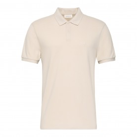 Блуза с яка Calvin Klein Jeans Men's CKJ Pique Short-Sleeve Polo Shirt - Oatmeal блуза,с,яка,мъжки,тениски,calvin,klein,jeans,men's,ckj,pique,short,sleeve,polo,shirt,oatmeal