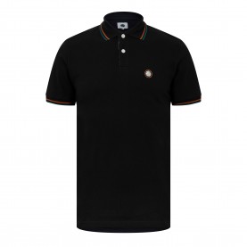 Pretty Green Mens PG Wonderwall Short-Sleeve Polo Shirt - Black pretty,green,men,s,pg,wonderwall,short,sleeve,polo,shirt,black